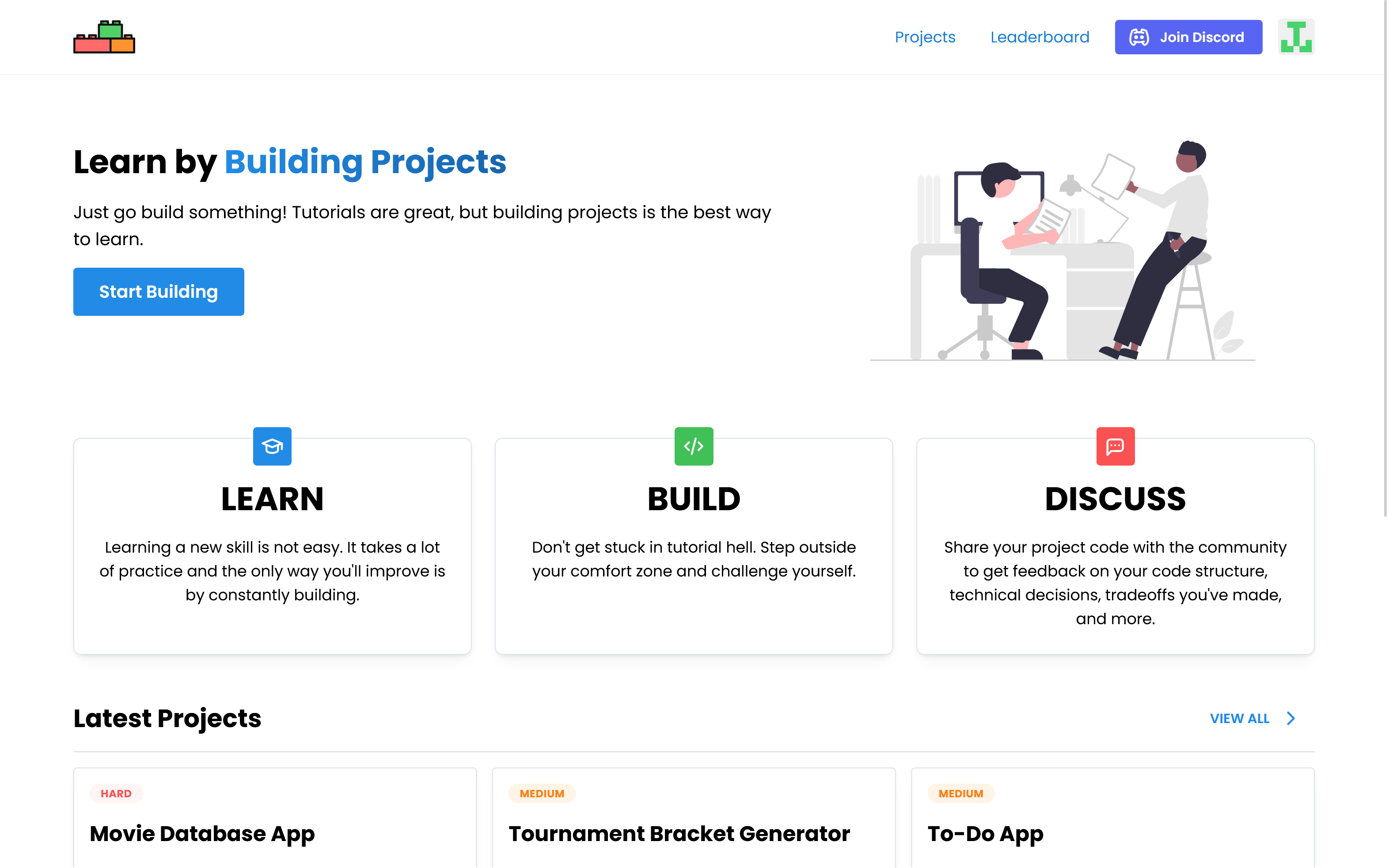 Build Something project page